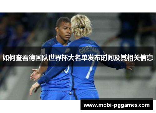 如何查看德国队世界杯大名单发布时间及其相关信息